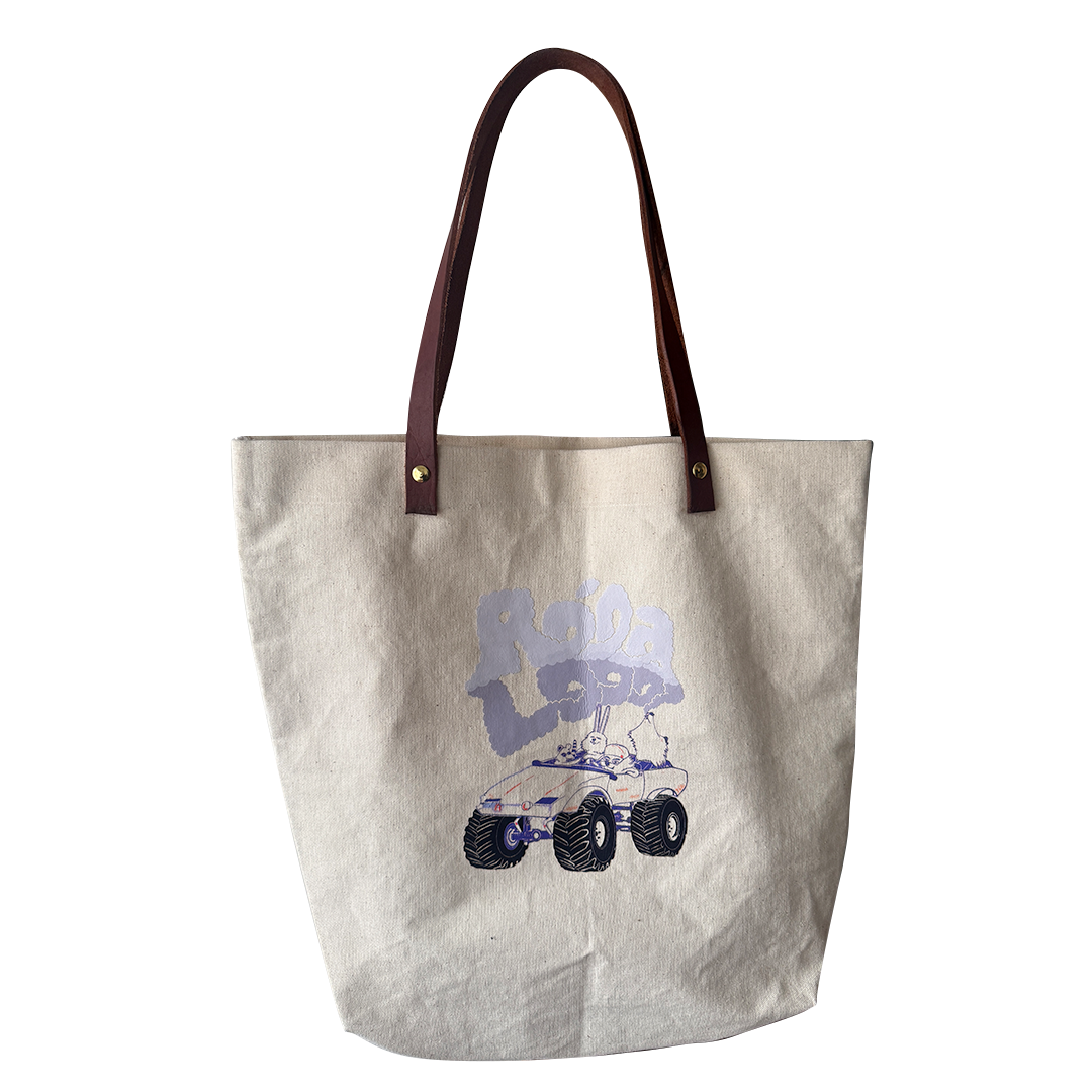 Totebag Lona & Cintas de Cuero